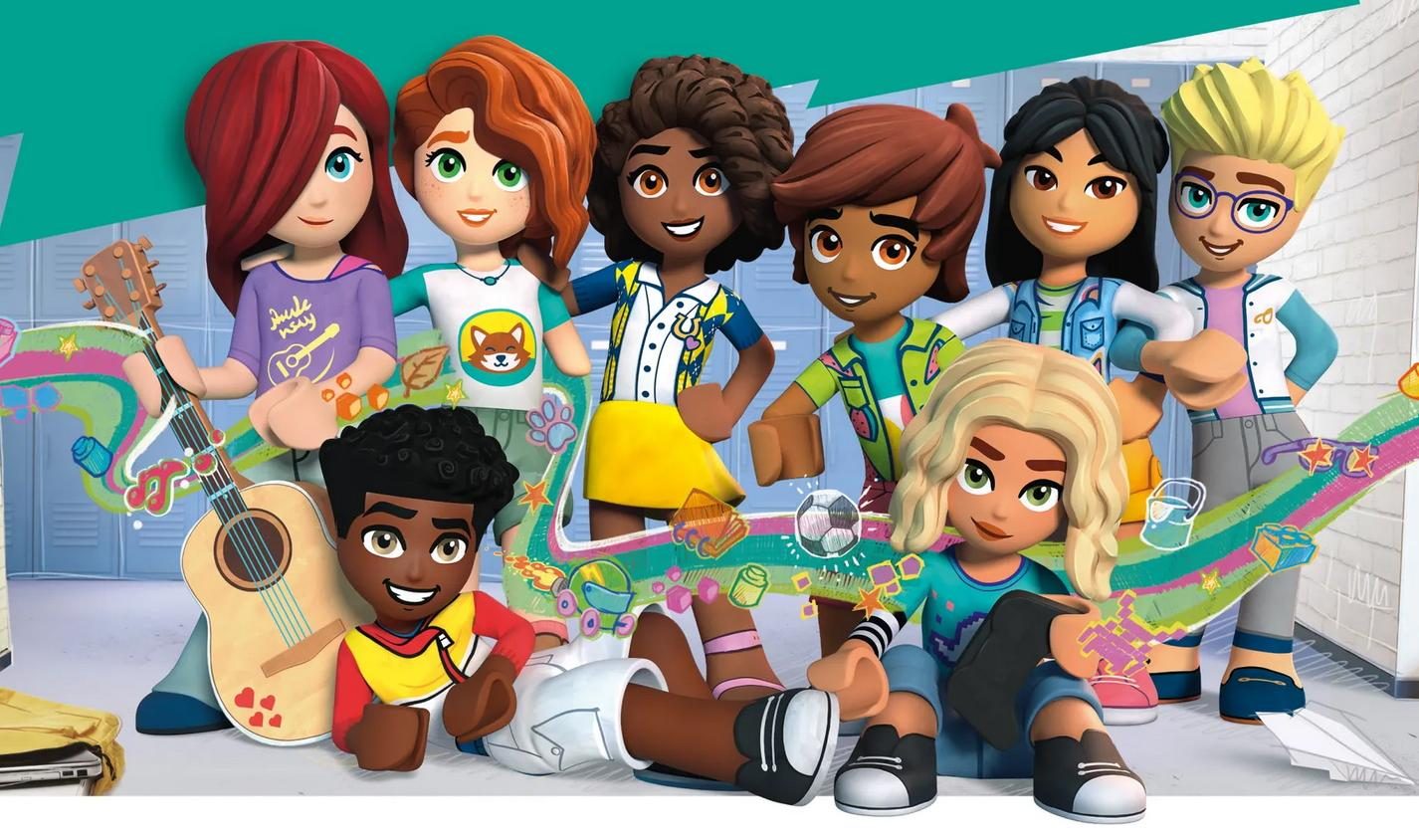The LEGO Group Introduces the New LEGO® Friends Characters over Friendship Playdates