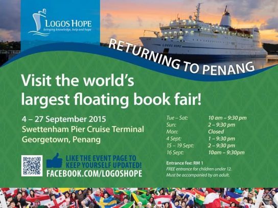 Logos Hope Returning to Penang