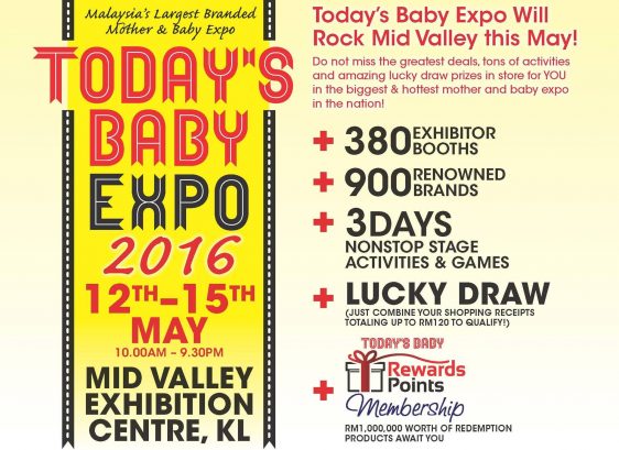 Today’s Baby Expo 2016 – MVEC, Mid Valley