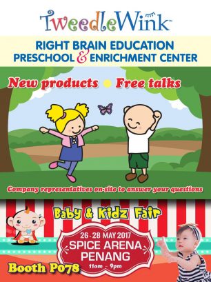 TweedleWink Right Brain Kids at 2017 Baby and Kidz Fair in Penang, Malaysia
