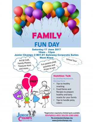 Junior Champs Family Fun Day