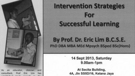 Workshop: Intervention Strategies for Learning