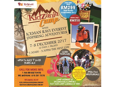 KidZania KZKL Camp with Iceman Ravi Everest