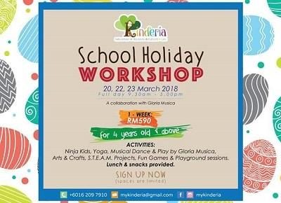 Kinderia School Holiday Workshop