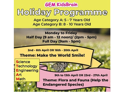 GEM KidsBrain Holiday Programme: Make the World Smile