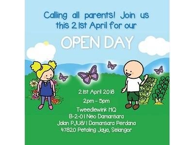TweedleWink Open Day – 21 April 2018