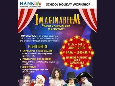 School Holiday Workshops @ HANKidz Academy, Kota Damansara