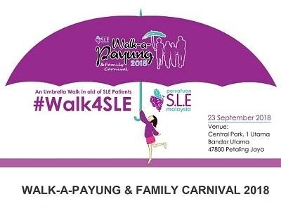 Working together for SLE awareness: Walk-a-Payung & Family Carnival 2018