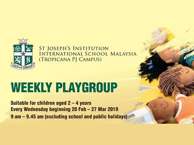Weekly Playgroup at St Joseph Institution International School