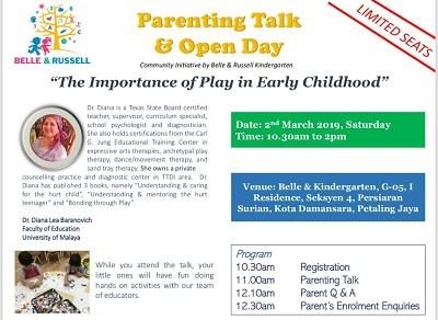 Belle & Russell Parenting Talk & Open Day