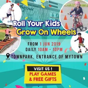 Roll your kids; Grow on wheels – Ecocana Sports @ MyTown Shopping Centre