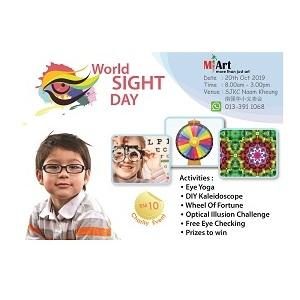 World SIGHT Day @ MI Art (Multiple Intelligences Art), Cheras