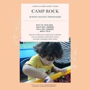 Camp Rock 2019 @ Junior Champs, Mont Kiara