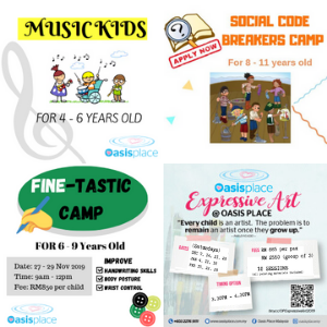 Oasis Place Sdn Bhd Upcoming Events