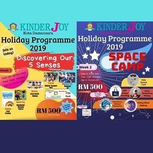 2019 Year-End School Holiday Programmes @ Tadika KinderJoy, Kota Damansara