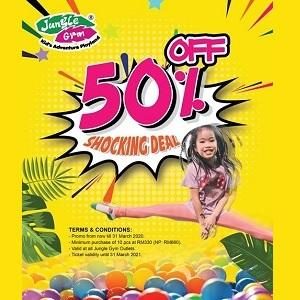 Shocking Deal @ Jungle Gym