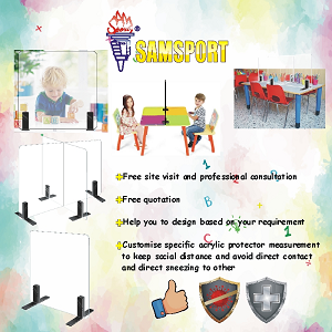 Free Site Visit and Consultation from SamSport (Acylic Protectors for Preschools)