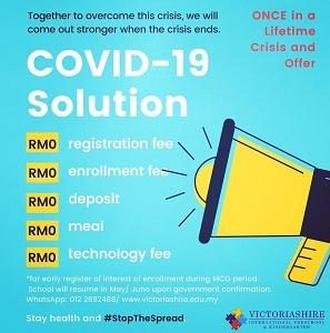 Special School Offer During Covid19 @ Victoriashire International Preschool