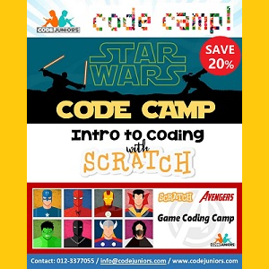 ONLINE School Holiday Coding Camp (July – August 2020) @ CodeJuniors