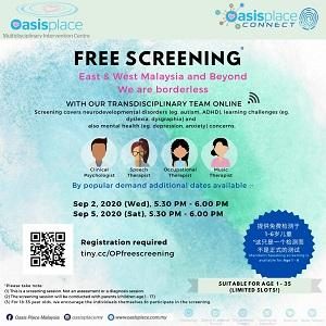 Free Screening @ Oasis Place Sdn Bhd, Kuala Lumpur