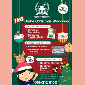 Online Christmas Workshop by Polaris Preschool (Seksyen 17, Petaling Jaya)