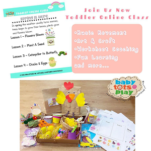 Toddler Online Class – Spring Is Here @ Babytots@Play, Bandar Botanic