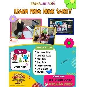 Learn From Home Safely @ Taska Ceritamu, Kelana Jaya