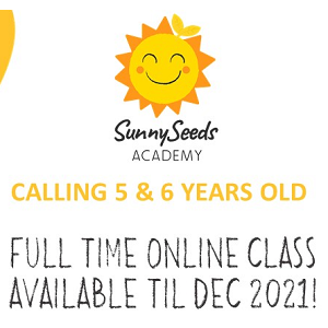 Online Program (5 & 6 years old) @ SunnySeeds Academy
