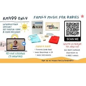 Online 3 month Babies Music Program (Musikgarten) @ Polka Dot Train Studio
