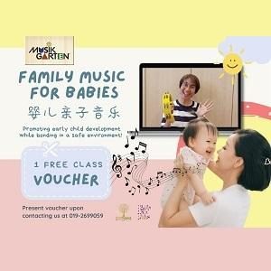 Family Music for Babies (Musikgarten) Online Programme @ Polka Dot Train Studio, Sungai Buloh