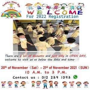 New Sign Up Promotion @ Tadika Hati Ria, Puncak Jalil