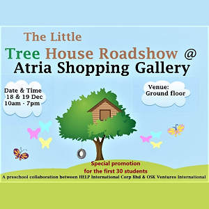 The Little Tree House Roadshow @ Atria Shopping Gallery