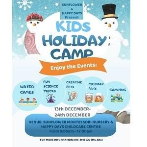 Kids Holiday Camp @ Sunflower Montessori Nursery & Happy Days Childcare Centre, Taiping