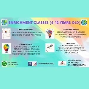 Enrichment Classes @ Canvas World, Petaling Jaya