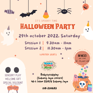 Halloween Playgroup @ BabytotsAtPlay Subang Jaya