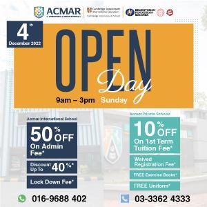 Open Day @ Acmar International & Private School, Klang