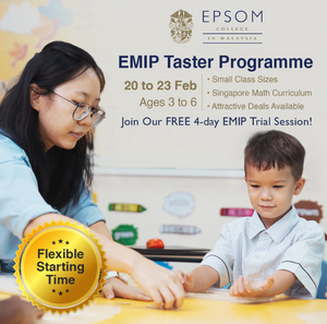 FREE 4-day English Mandarin Immersion Programme (EMIP) @ Epsom International School