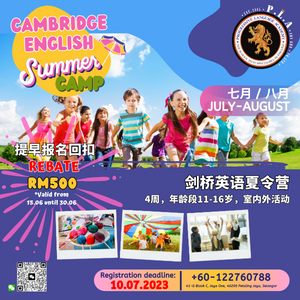 Cambridge English Summer Camp @ Progressive Language Academy, Petaling Jaya