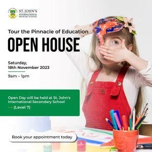 Primary Open Day @ St. John’s International School, Bukit Nanas