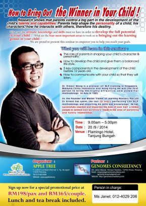 How to Bring Out the Winner in Your Child Seminar