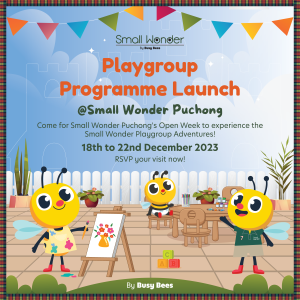 Playgroup Programme Launch @ Small Wonder Malaysia, Puchong, Selangor