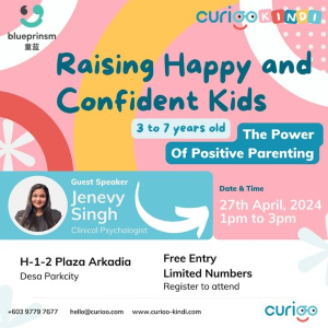 Raising Happy and Confident Kids @ CURIOOkids, Desa Parkcity, Kuala Lumpur