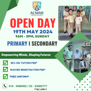 Open Day @ Acmar International & Private School, Klang